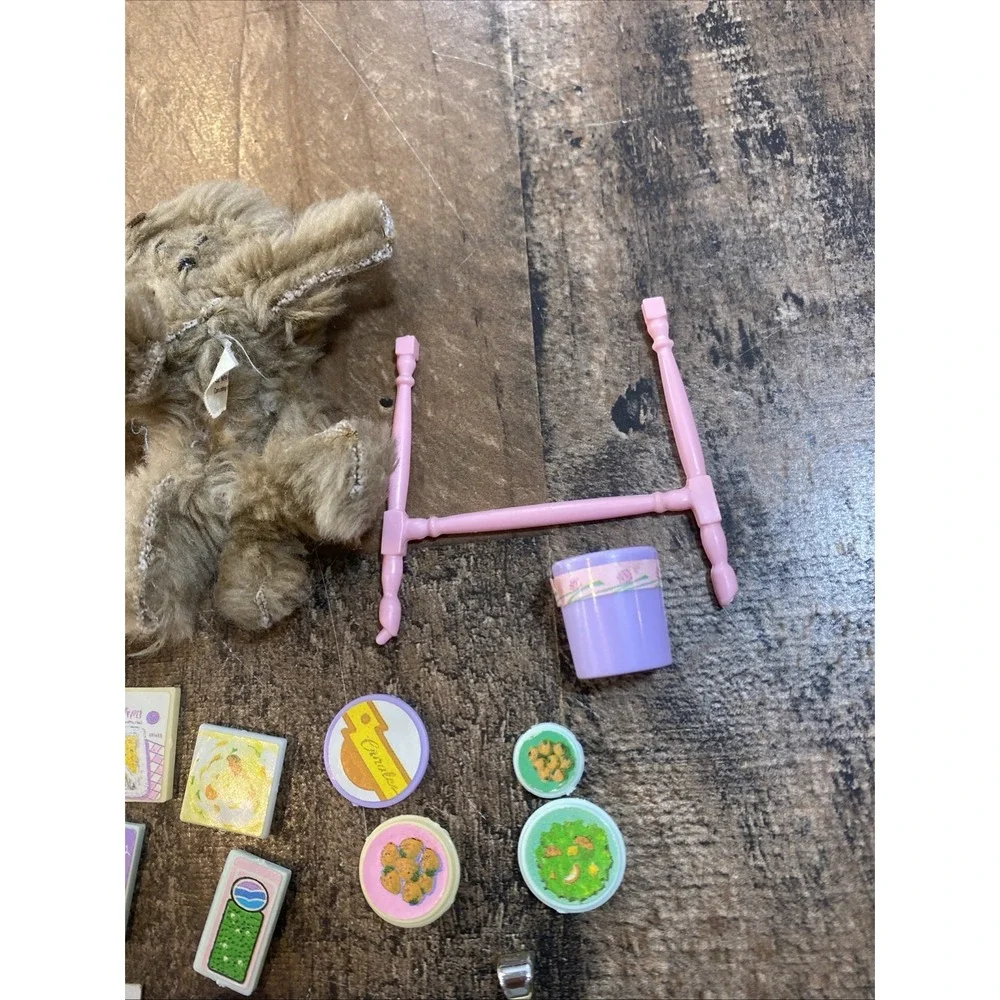 Vintage 1980s-90s Barbie Accessory Lot - 82 Pieces - Shoes, Furniture, Hair Care